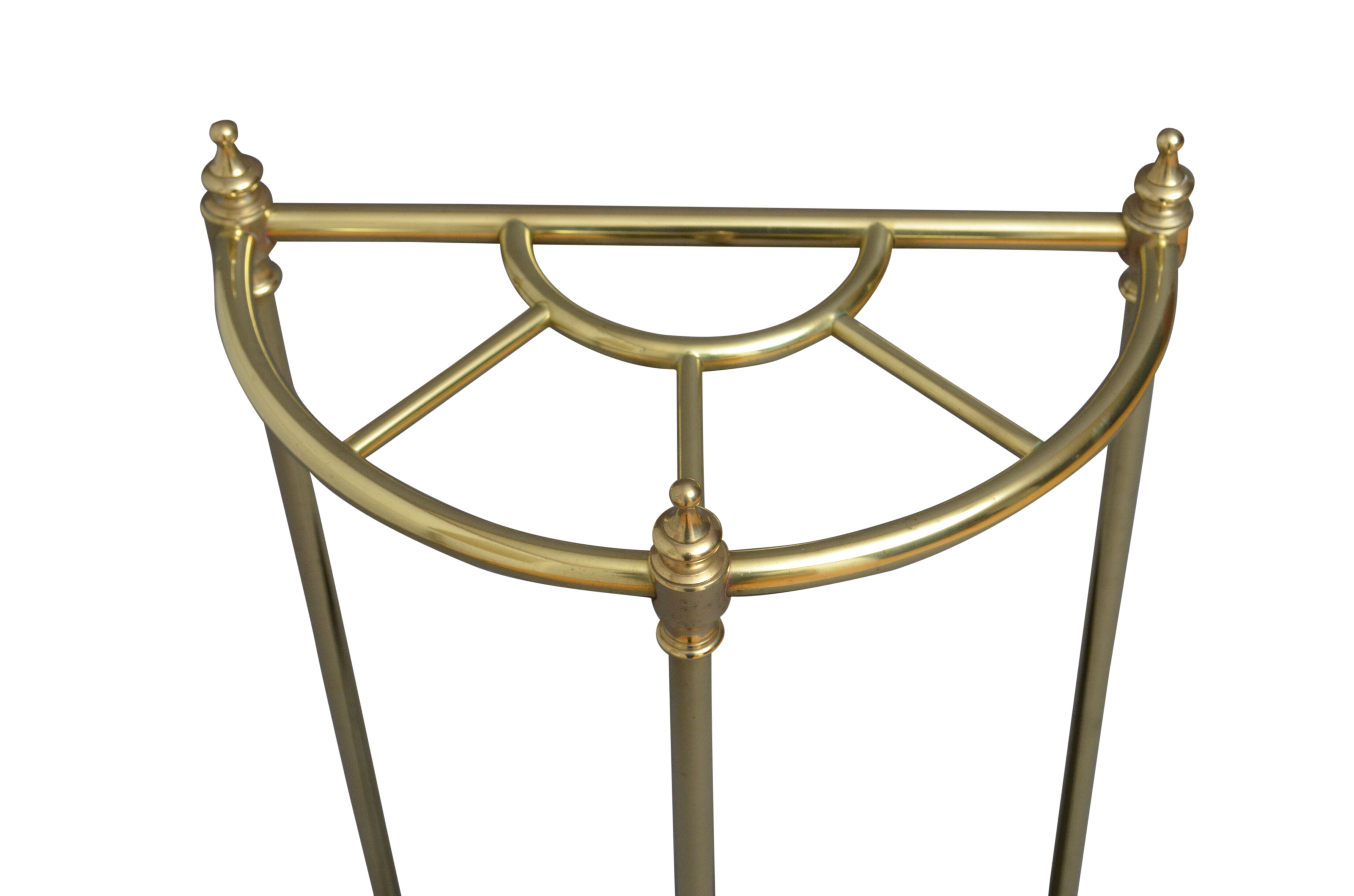 Victorian brass umbrella stand