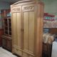 Former Parisian cabinet high in oak with pediment - 50s