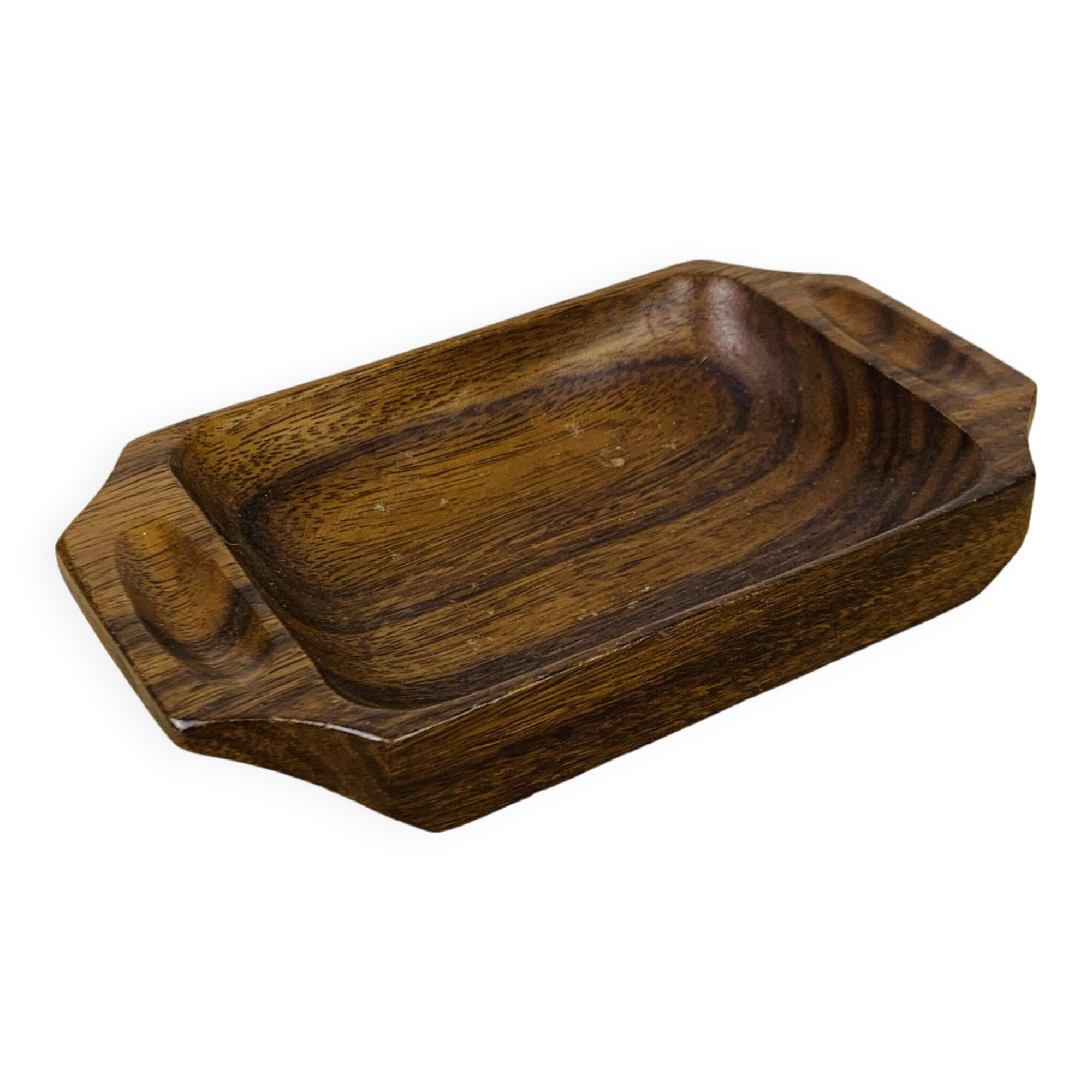 Scandinavian teak pocket tray