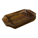 Scandinavian teak pocket tray