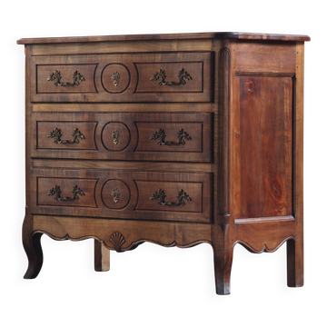 Vintage 18th century Walnut Commode, French Provençal, French Louis XVI