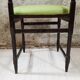 Six 50's chairs - varnished wood