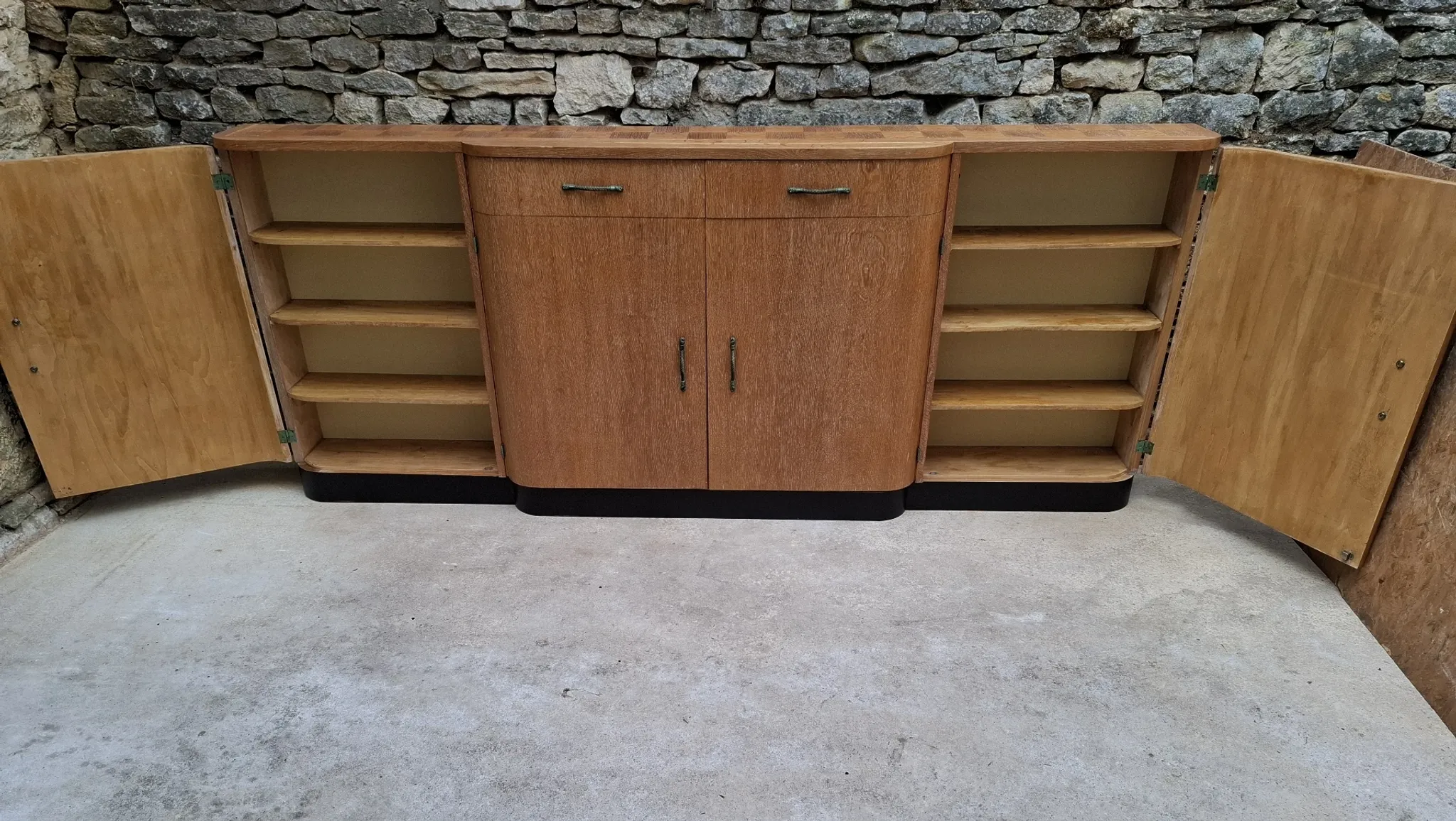 High enfilade, shallow 31.5 cm