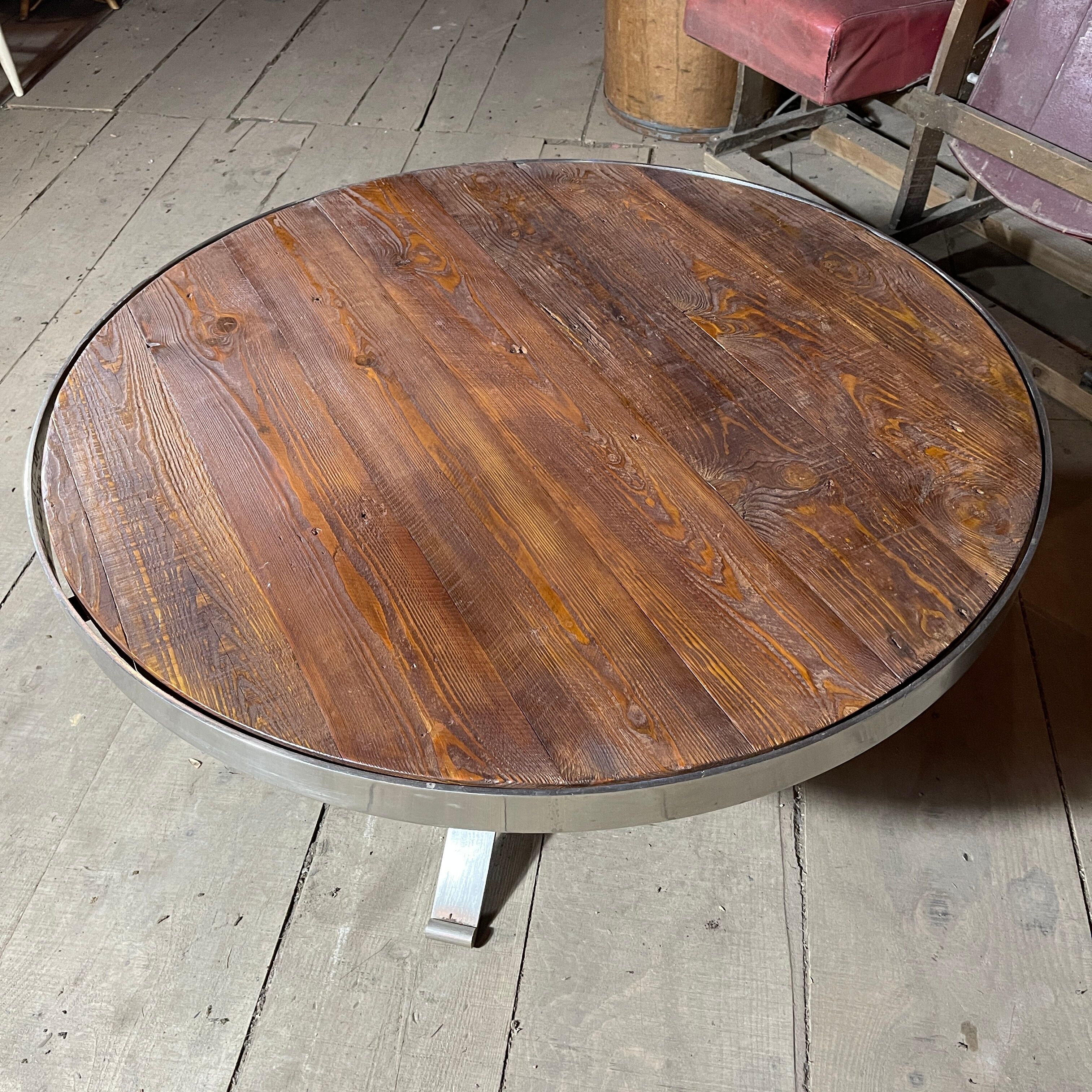 Industrial coffee table