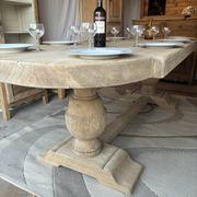 Table de monastère en chêne massif 