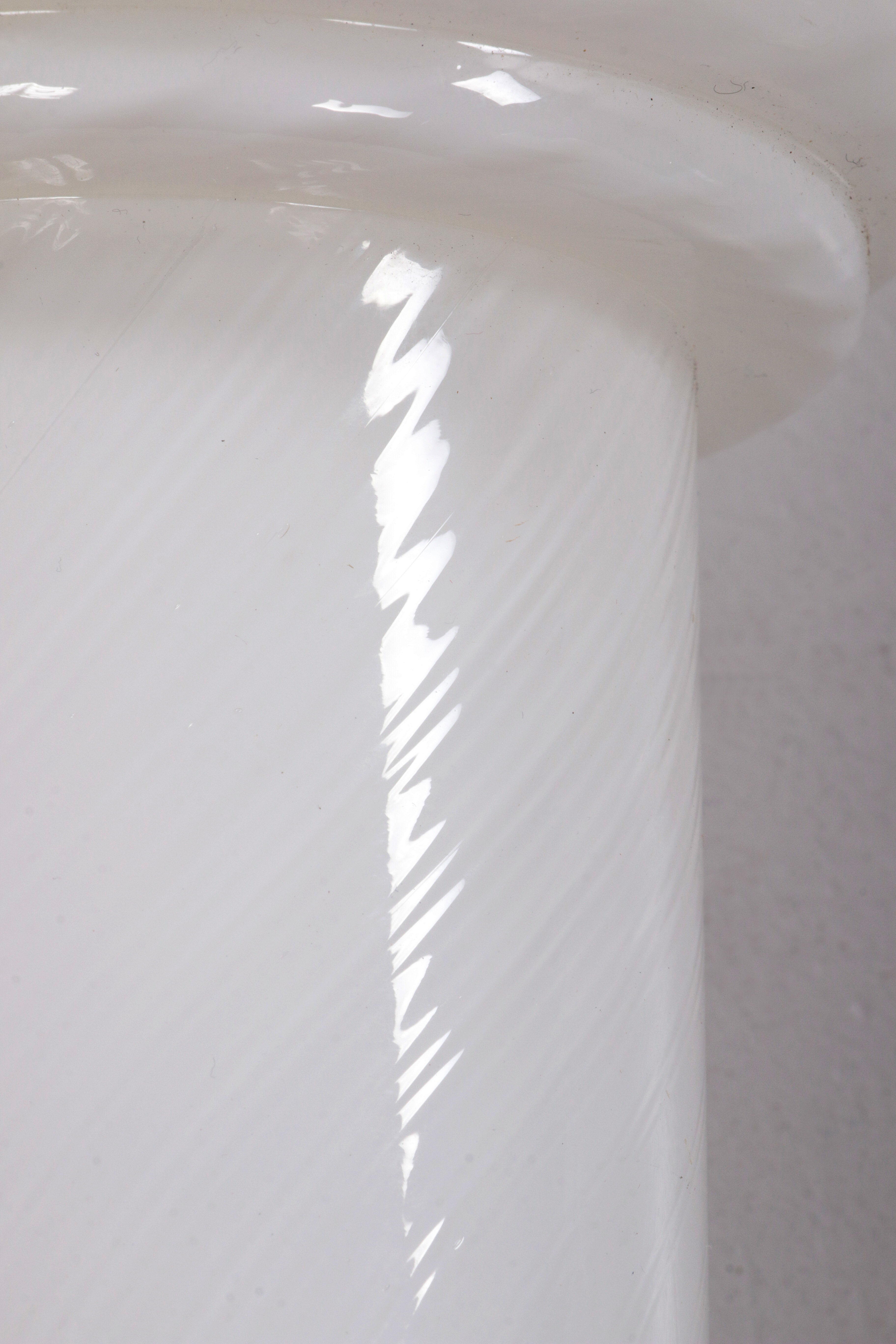 Vintage Set of 2 Opaline glass lamps, 1960 Germany.