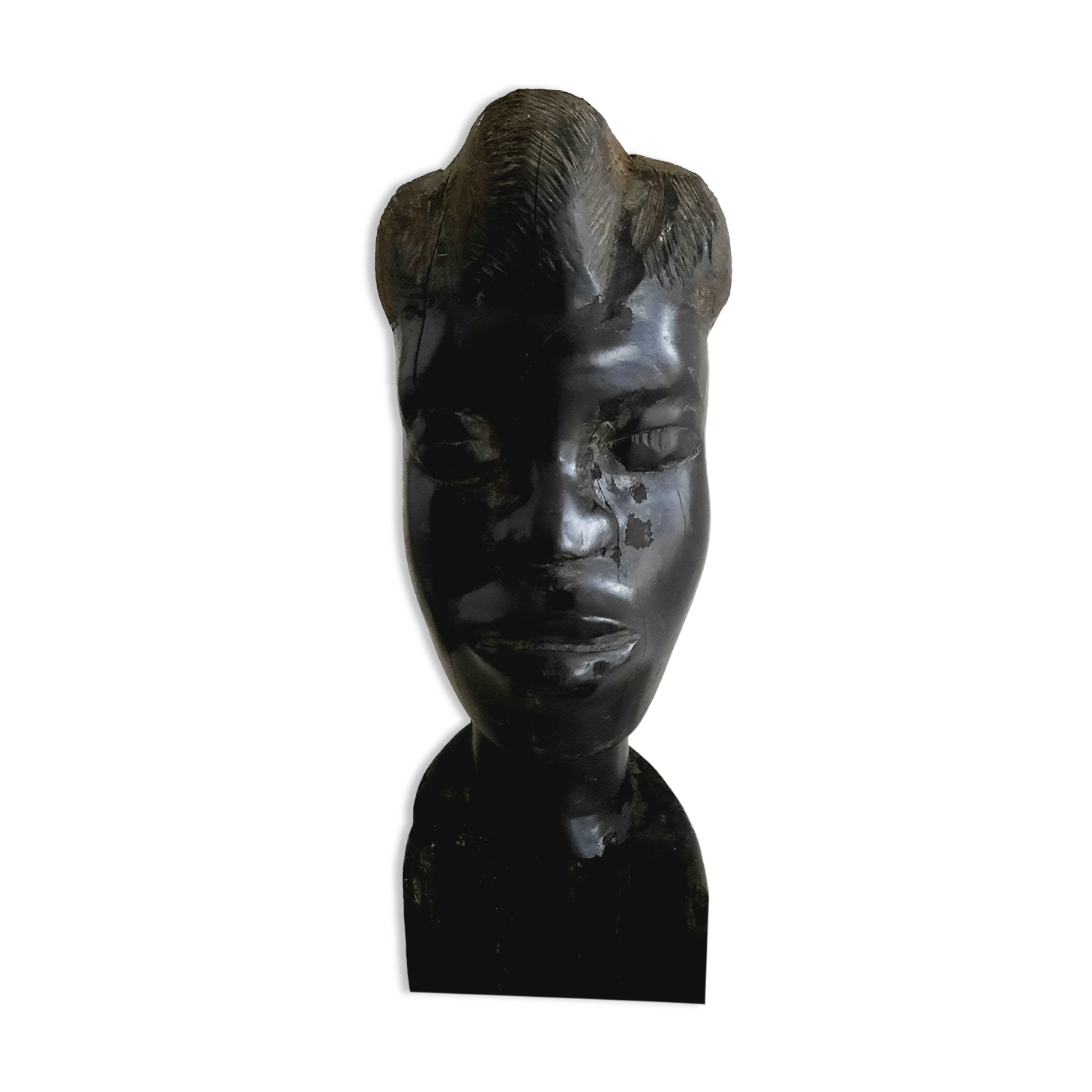 Black wooden head