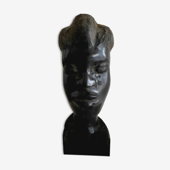 Black wooden head