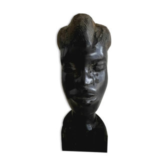 Black wooden head