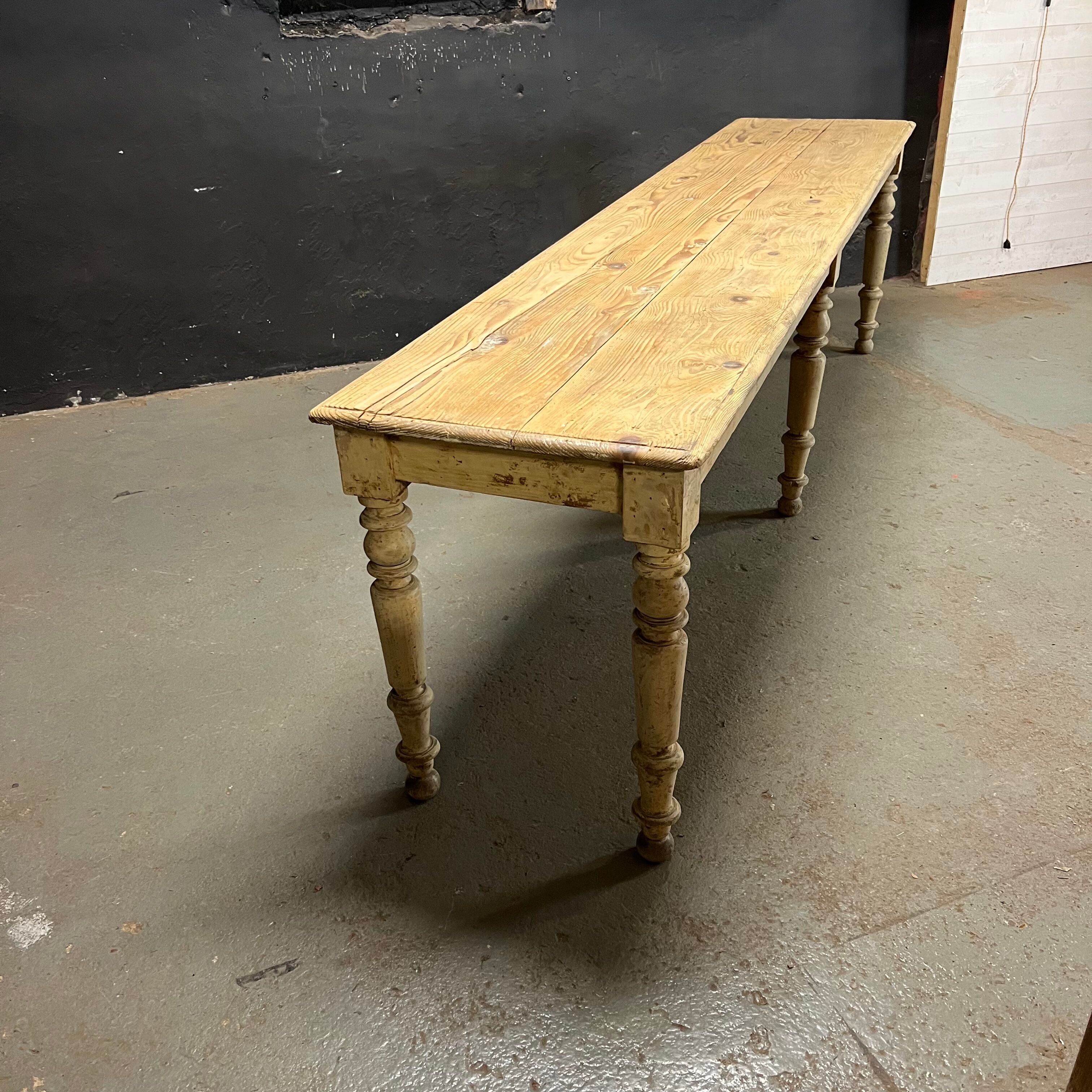 Patinated nineteenth clothier table