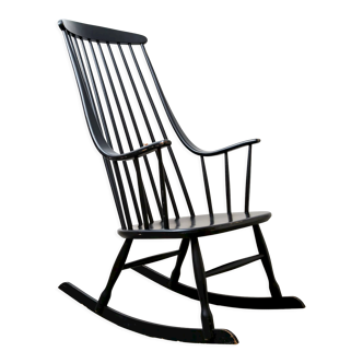 Vintage Grandessa Rocking Chair by Lena Larssen for Nesto