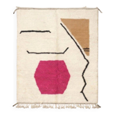 Tapis en laine naturelle tissu main artisanale authentique taille 1,5/2,5 m
