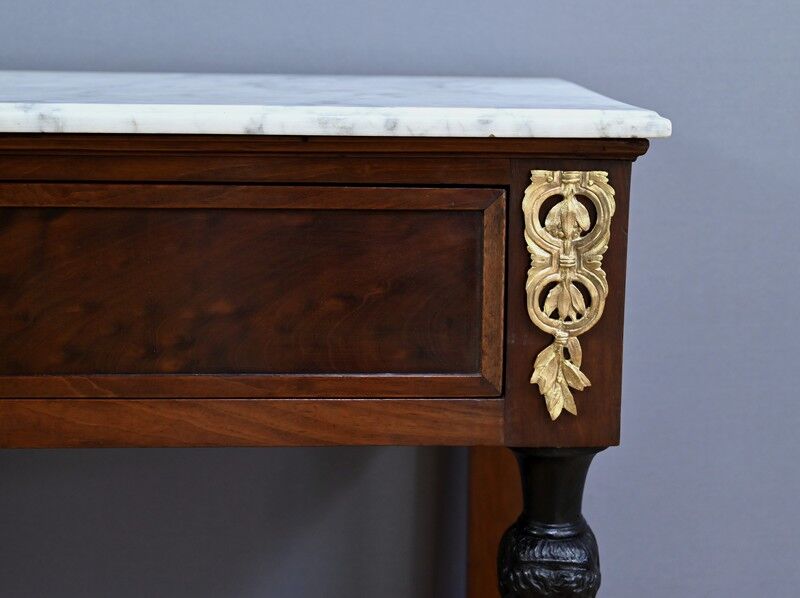 Return from Egypt mahogany console, Empire period – early 19th century