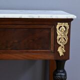 Console retour d’Égypte en acajou, époque Empire, début XIXe