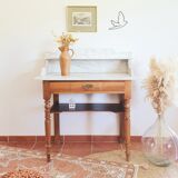 Old and beautiful marble console