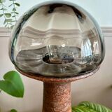 Brutalist designer ceramic lamp