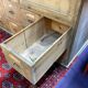 Old workshop furniture in good condition. 8 drawers and 2 drop-down doors, very