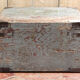 Coffee table,  wooden and metal military crate