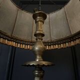 Lampadaire oriental en laiton début XXe