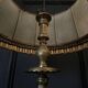 Oriental brass floor lamp from the early 20th century