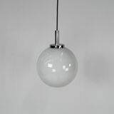 Set of 2 Mid Century Hanging Bol Lamps by Glashutte Limburg, 1970s