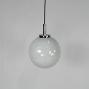 Set of 2 Mid Century Hanging Bol Lamps by Glashutte Limburg, 1970s