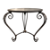 Petite table en fer forgé et miroir des années 50 - Spéciale petit espace