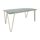 Table basse moderne vintage avec pieds en épingle à cheveux, années 1950