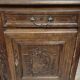 Important Louis XV period sideboard in carved solid oak