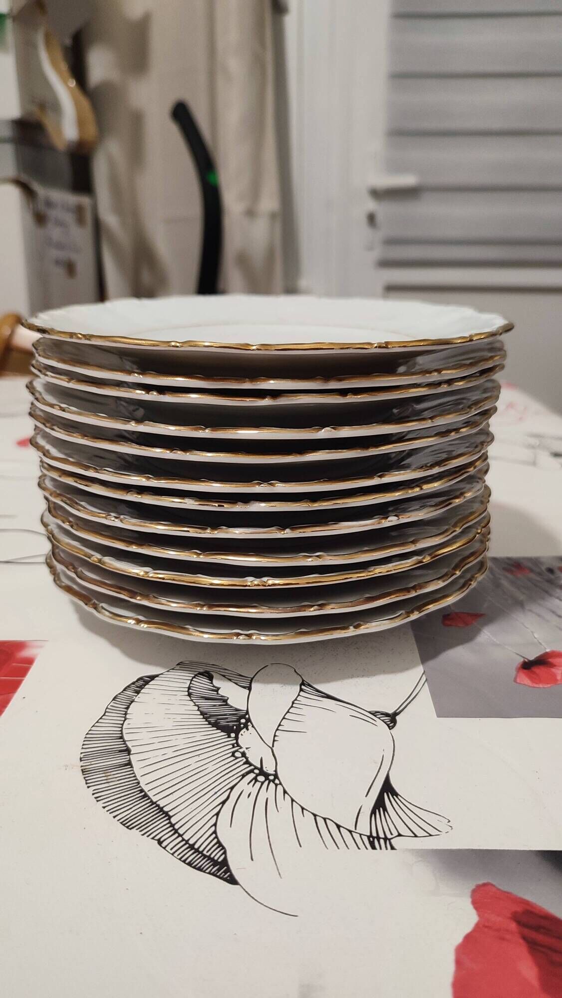 12 bavaria theresia plates