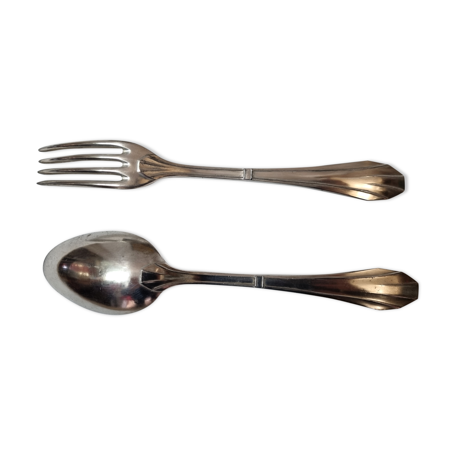 Couverts en argent XVIII ème  tête de bélier