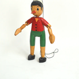 Pinocchio wooden puppet