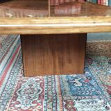 elm burl coffee table