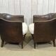 Art Deco period club lounge in leather and fabric seating