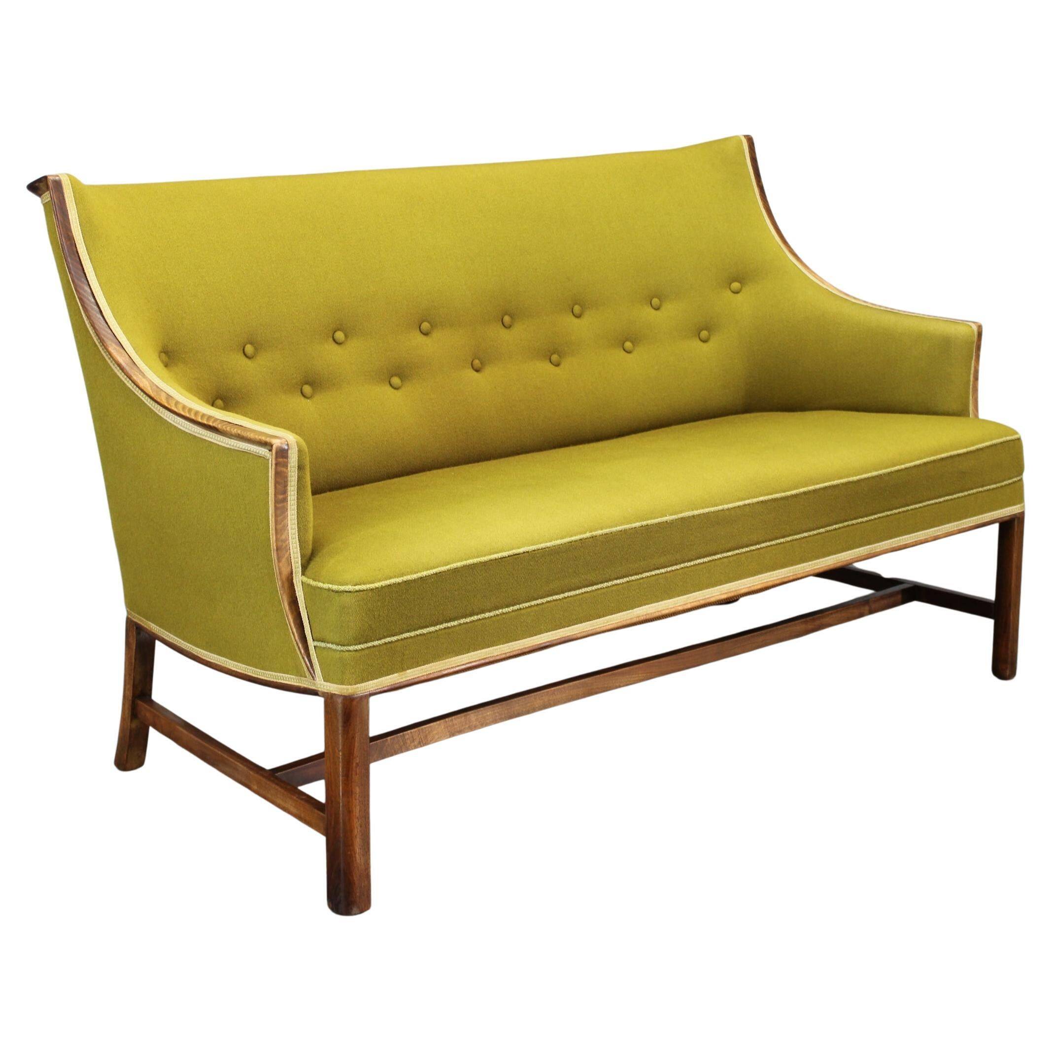 1950s Danish 2-seater sofa by Frits Henningsen