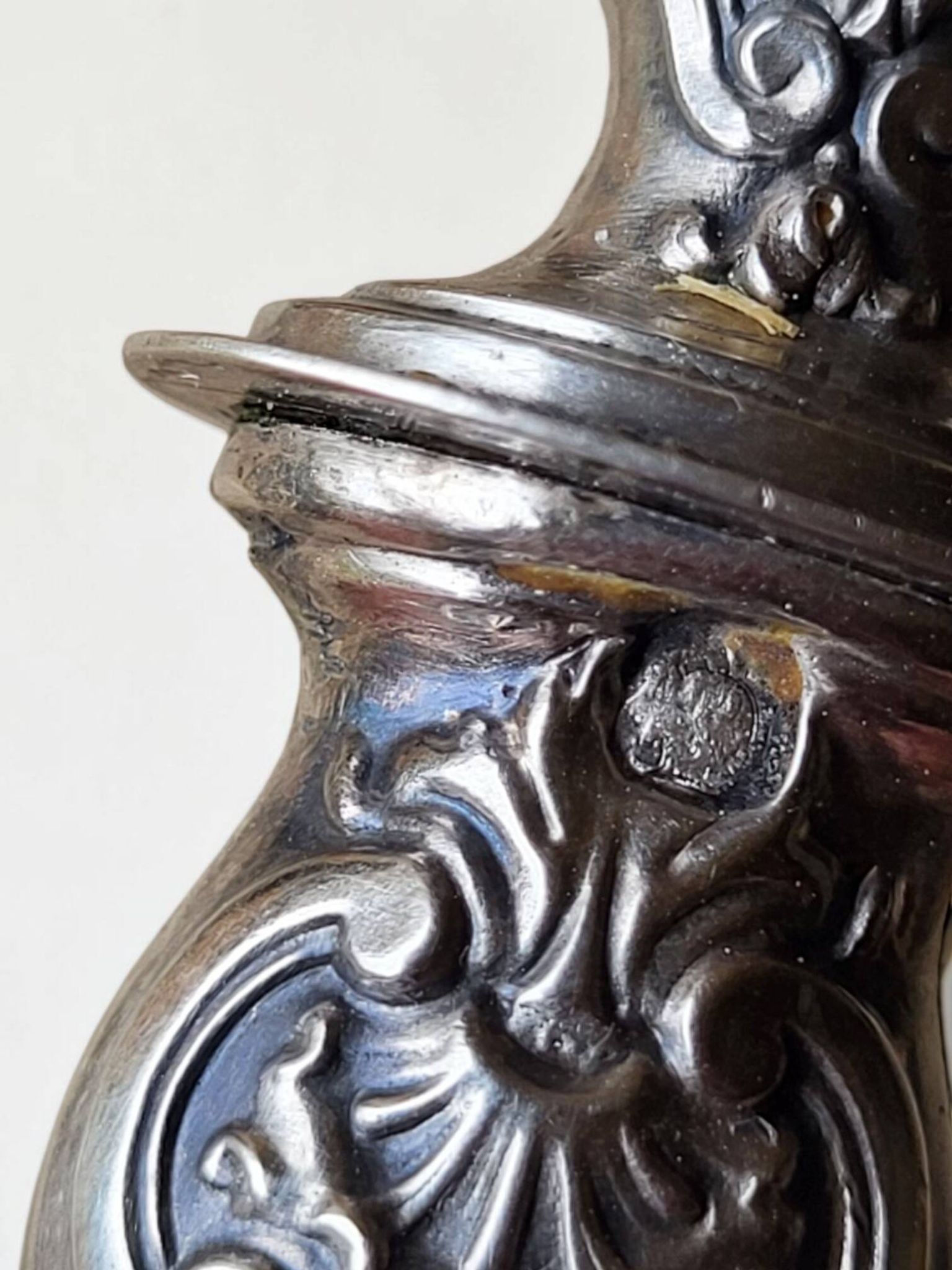 Silver-plated salad servers