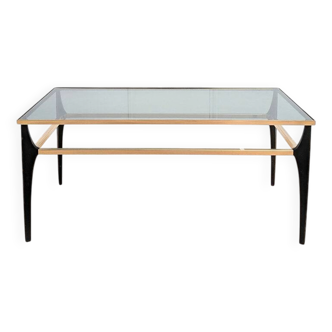 Modernist glass coffee table