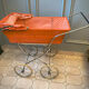 Landau vintage orange et chrome vers 1970