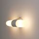 Wilhelm Wagenfeld Bauhaus White Double Sconce Wall Light, Germany, 1950s
