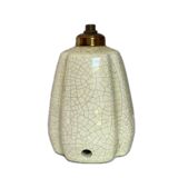 Art deco cracked lamp base