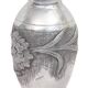 Art Nouveau pewter vase
