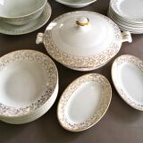 Porcelain plate service x 10 people