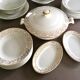 Porcelain plate service x 10 people