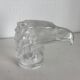 Lalique Eagle Head — Signed crystal from the 1980s