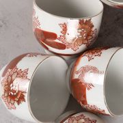 Set of 6 tea cups, JAPAN