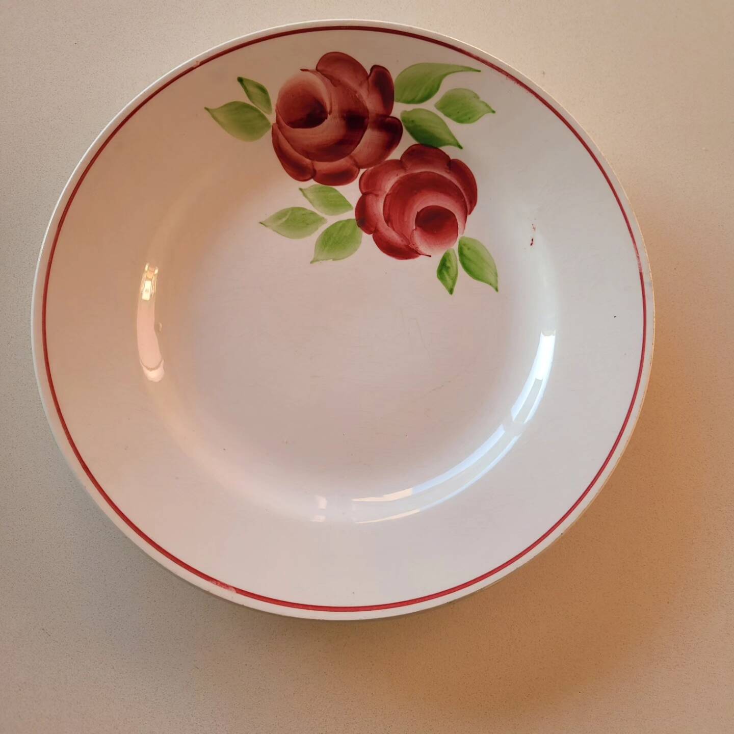 Lot of 12 old Rose Mai plates