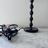 Metal coil floor lamp