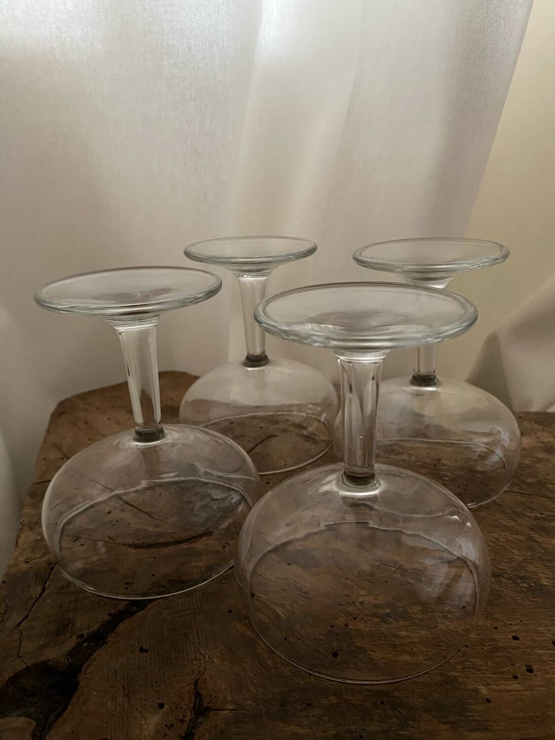 Cocktail champagne glasses