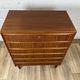 Scandinavian chest of drawers 6 drawers vintage teak, 60s