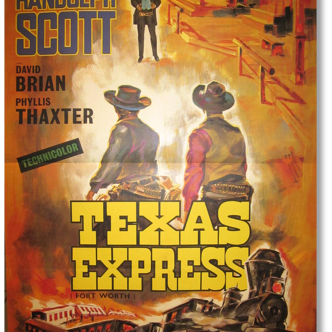 Affiche Texas express.